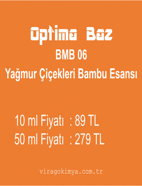 Optima Baz BMB - 06 Yağmur Çiçekleri Bambu Esansı 