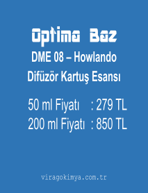 Optima Baz DME 08 - Howlando Difüzör Kartuş Esansı