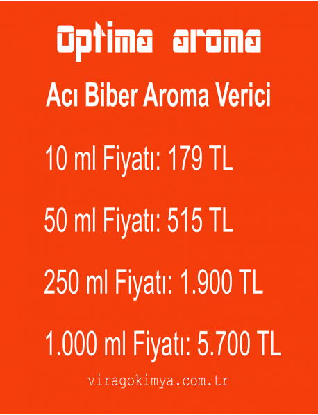 Optima Acı Biber Aroma Verici