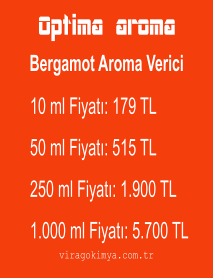 Optima Bergamot Aroma Verici
