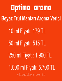 Optima Beyaz Trüf Mantarı Aroma Verici