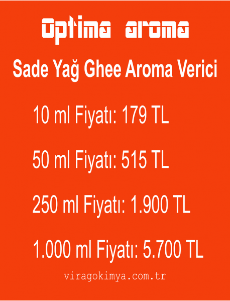 Optima Sade Yağ Ghee Aroma Verici