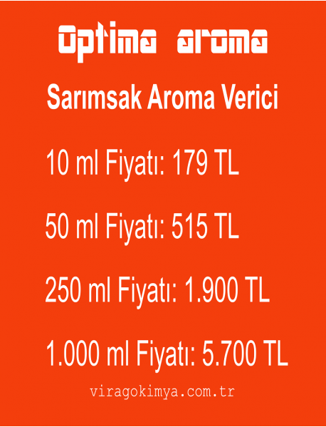 Optima Sarımsak Aroma Verici