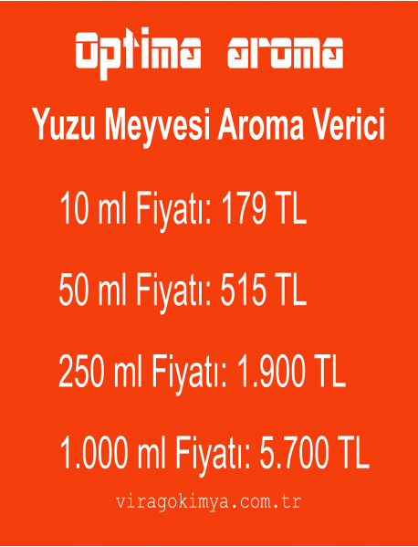 Optima Yuzu Meyvesi Aroma Verici