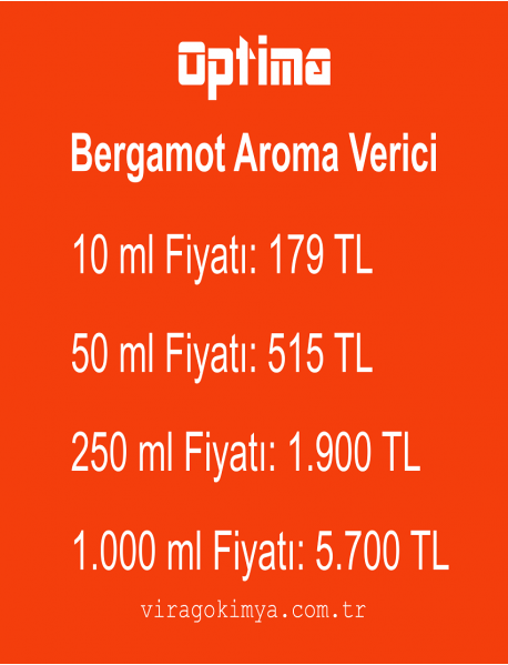 Optima Bergamot Aroma Verici