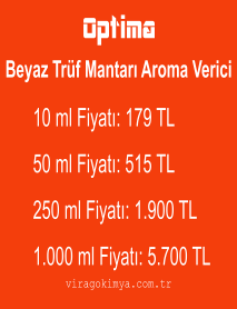 Optima Beyaz Trüf Mantarı Aroma Verici