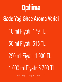 Optima Sade Yağ Ghee Aroma Verici