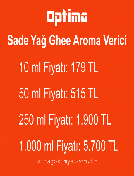 Optima Sade Yağ Ghee Aroma Verici