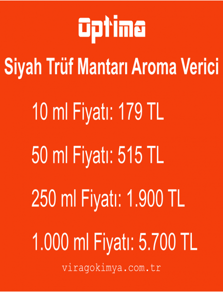 Optima Siyah Trüf Mantarı Aroma Verici