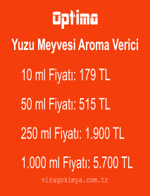 Optima Yuzu Meyvesi Aroma Verici