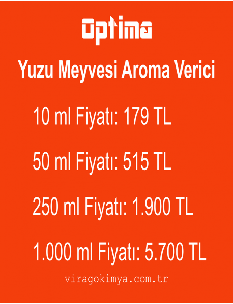 Optima Yuzu Meyvesi Aroma Verici
