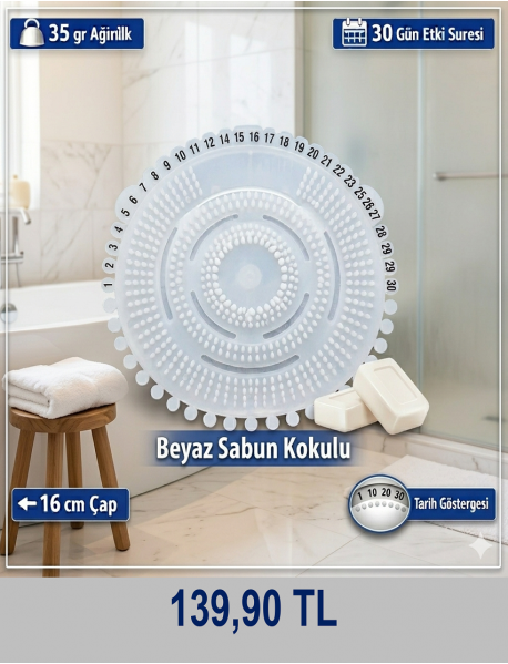 Beyaz Sabun Kokulu Pisuvar Koku Giderici - Virago Kimya