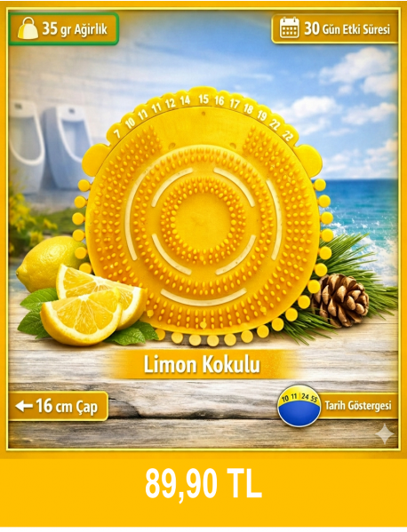 Limon Kokulu Pisuvar Koku Giderici - Virago Kimya Limon Kokulu Pisuvar Koku Giderici - Virago Kimya