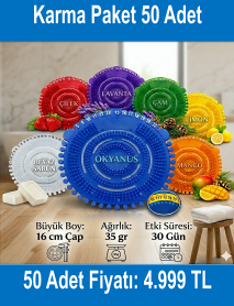 Toptan Pisuvar Koku Giderici Süzgeç - (48 + 2) 50 Adet Karma Paket 