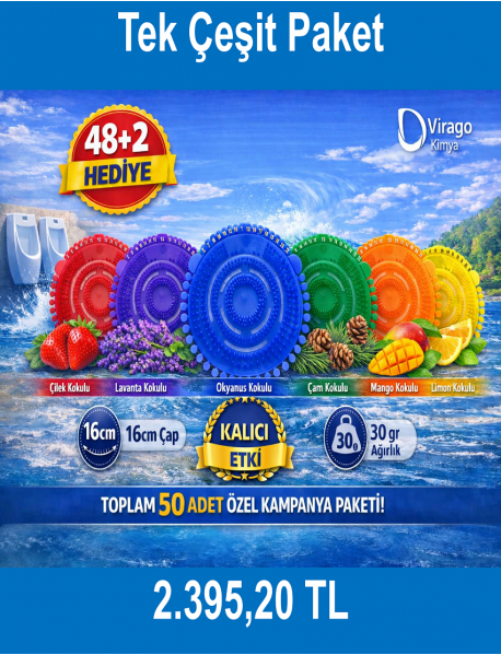 Toptan Koku Giderici Pisuvar Süzgeci - Tek Çeşit Paket