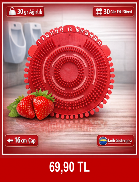 Çilek Kokulu Pisuvar Koku Giderici - Virago Kimya Çilek Kokulu Pisuvar Koku Giderici - Virago Kimya