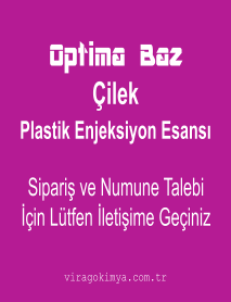 Optima Baz Plastik Enjeksiyon Çilek Esansı