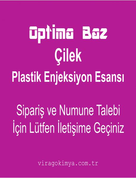 Optima Baz Plastik Enjeksiyon Çilek Esansı