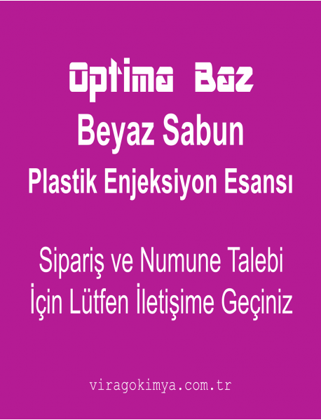 Optima Baz Plastik Enjeksiyon Beyaz Sabun Esansı