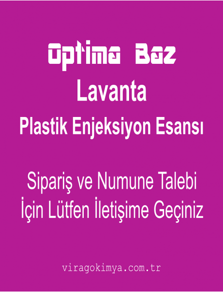 Optima Baz Plastik Enjeksiyon Lavanta Esansı