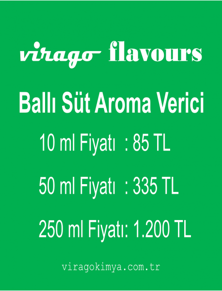 Virago Ballı Süt Aroma Verici