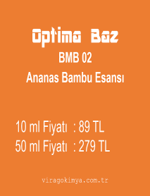 Optima Baz BMB - 02 Ananas Bambu Esansı 