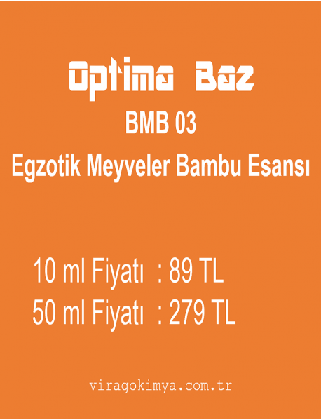 Optima Baz BMB - 03 Egzotik Meyveler Bambu Esansı 