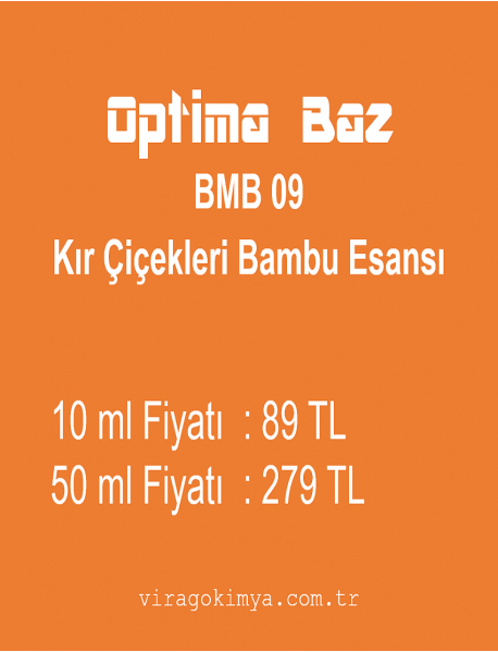 Optima Baz BMB - 09 Kır Çiçekleri Bambu Esansı 