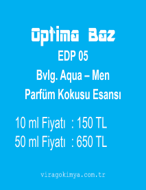 Optima Baz EDP 05 - Aqua Men Parfüm Kokusu Esansı