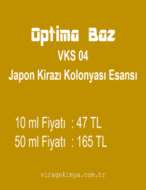 Optima Baz VKS - 04 Japon Kirazı Kolonyası Esansı 