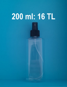 Spreyli Plastik Şişe 200 ml 